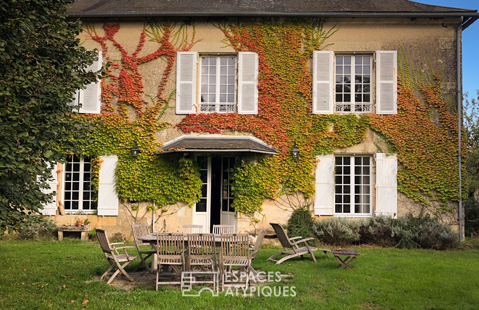 Maison de maître en coeur de village