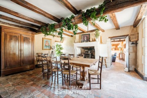 Maison de charme et son étang en pleine nature