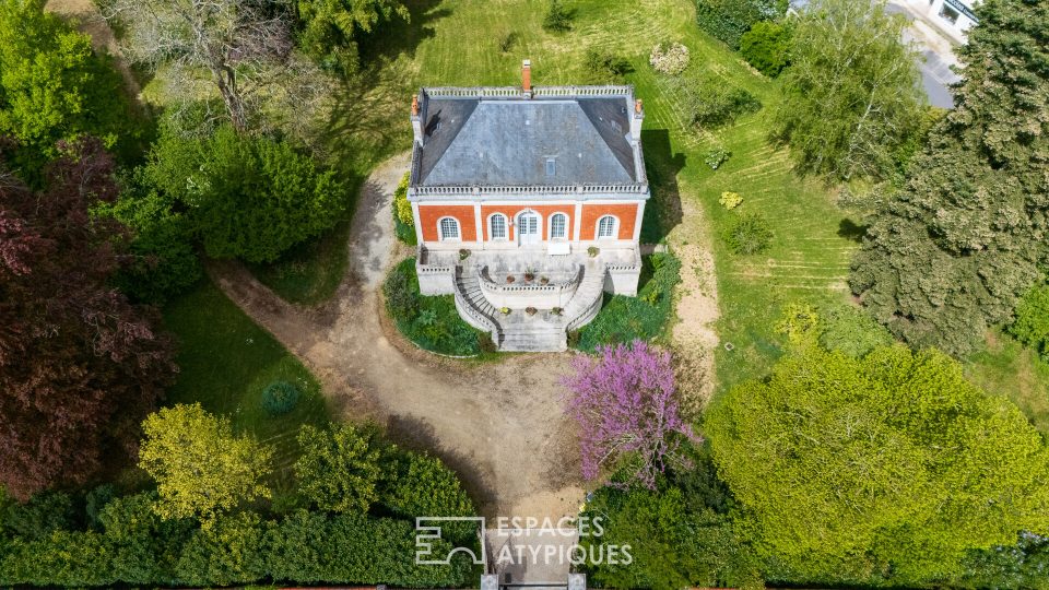 Villa d'inspiration Palladienne avec vue sur Abbaye