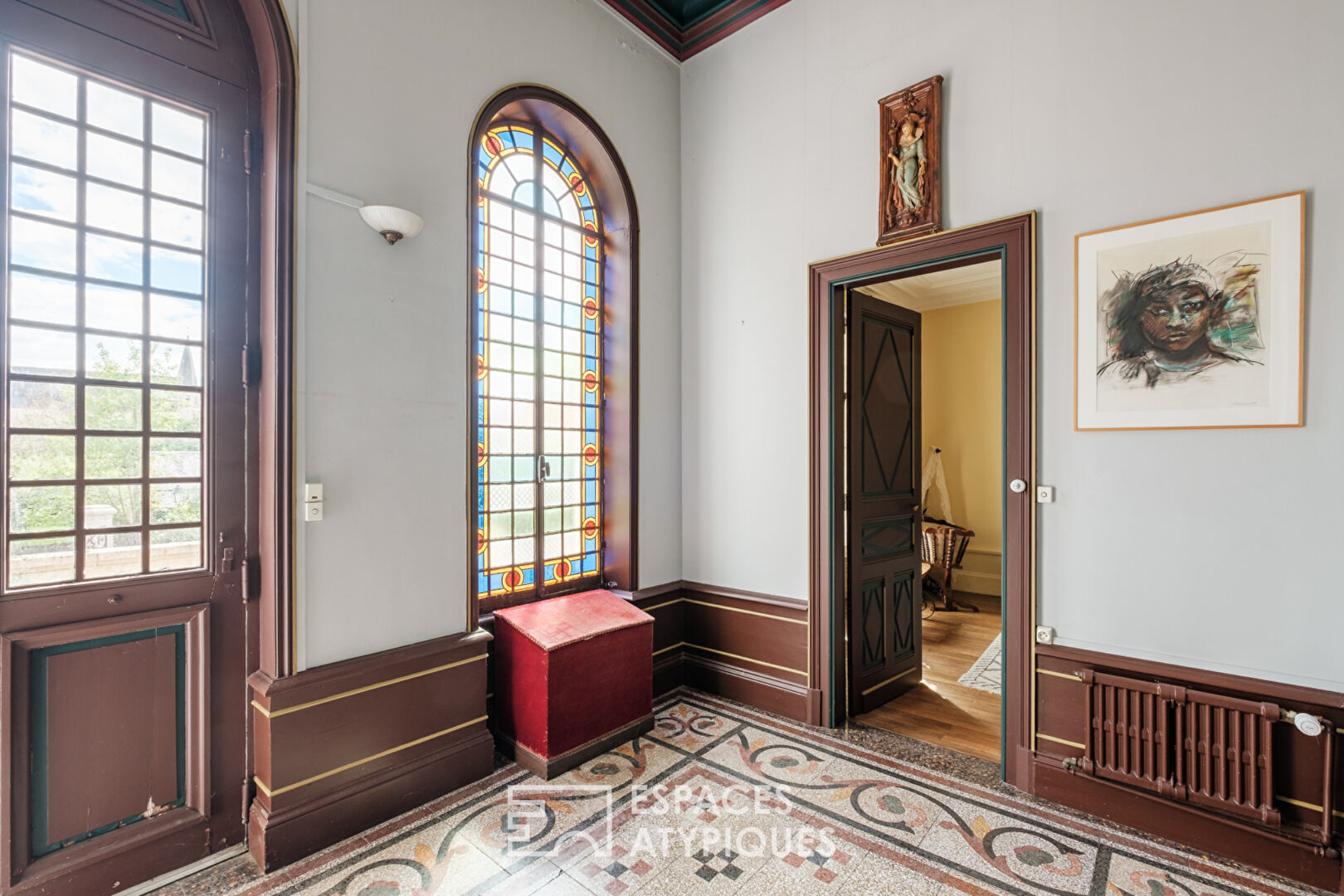Villa d’inspiration Palladienne avec vue sur Abbaye