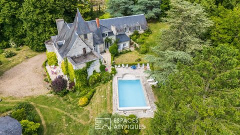 Propriété d’exception avec parc arboré, piscine et chapelle à Châtellerault