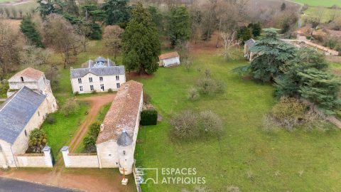 Propriété d&rsquo;exception avec deux maisons et parc au nord de la Vienne