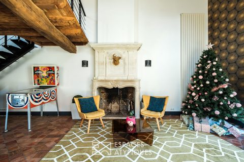 Maison en pierre avec sa rénovation contemporaine, en hyper-centre