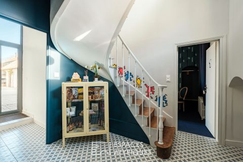 Maison en pierre avec sa rénovation contemporaine, en hyper-centre