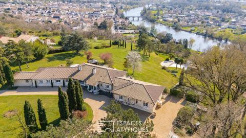 Somptueuse villa à la vue imprenable sur la Vienne