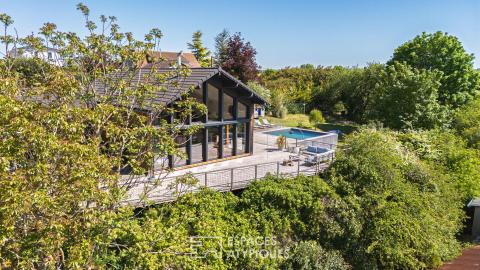 L&rsquo;horizon pour décor : maison ossature bois à Migné-Auxances