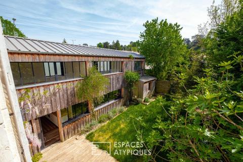 Maison de caractère et son extension contemporaine, aux portes du centre ville