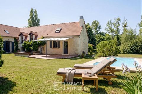 Propriété de caractère avec dépendances au cœur d&rsquo;un écrin naturel et ressourçant
