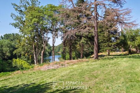 Demeure historique à rénover avec parc en bord de Vienne