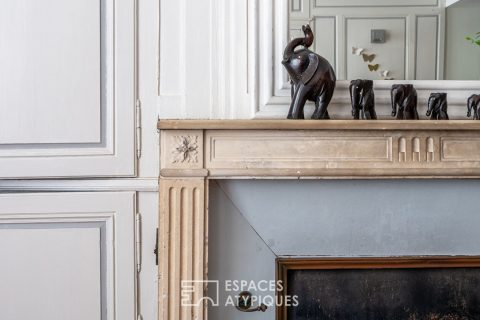Elégante demeure avec sa cour pavée en coeur de ville