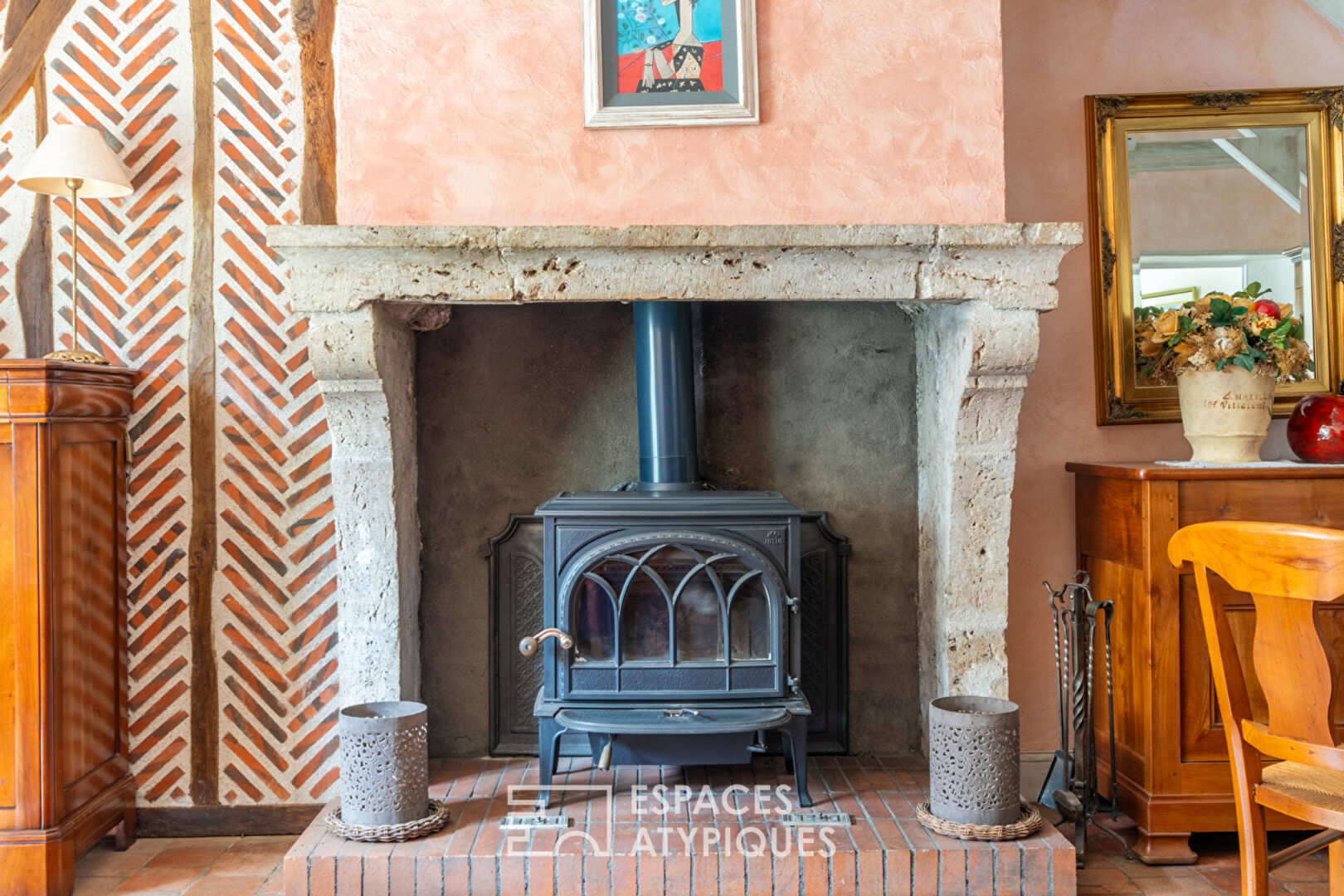 Ancienne maison vigneronne rénovée en coeur de village