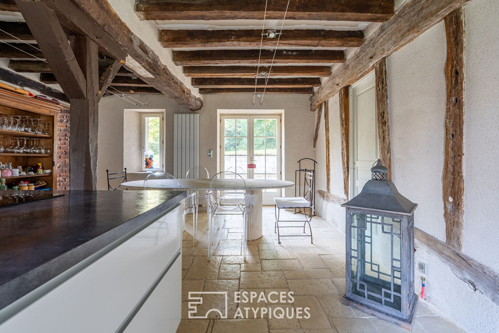 Longère de charme avec piscine