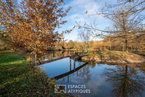 Ancienne commanderie du XVème siècle et son parc avec étang