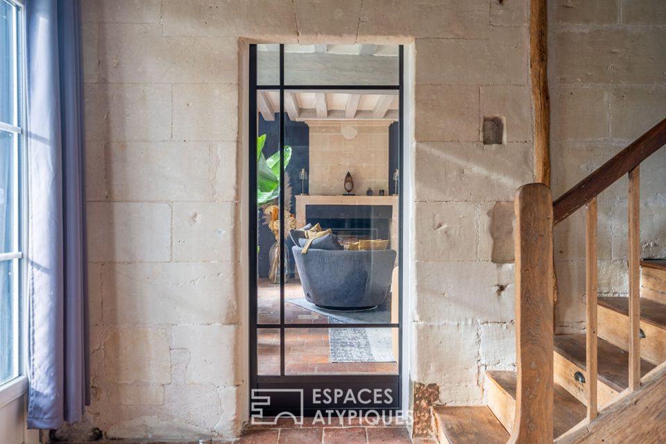 Maison de caractère en pierre de tuffeau