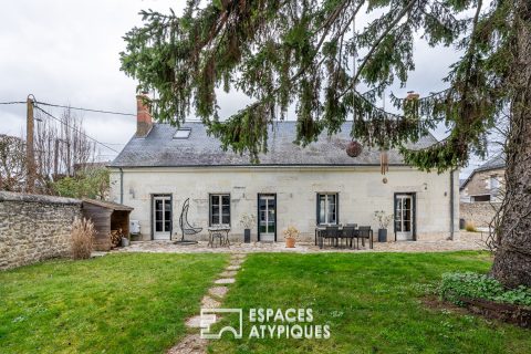 Maison de caractère en pierre de tuffeau