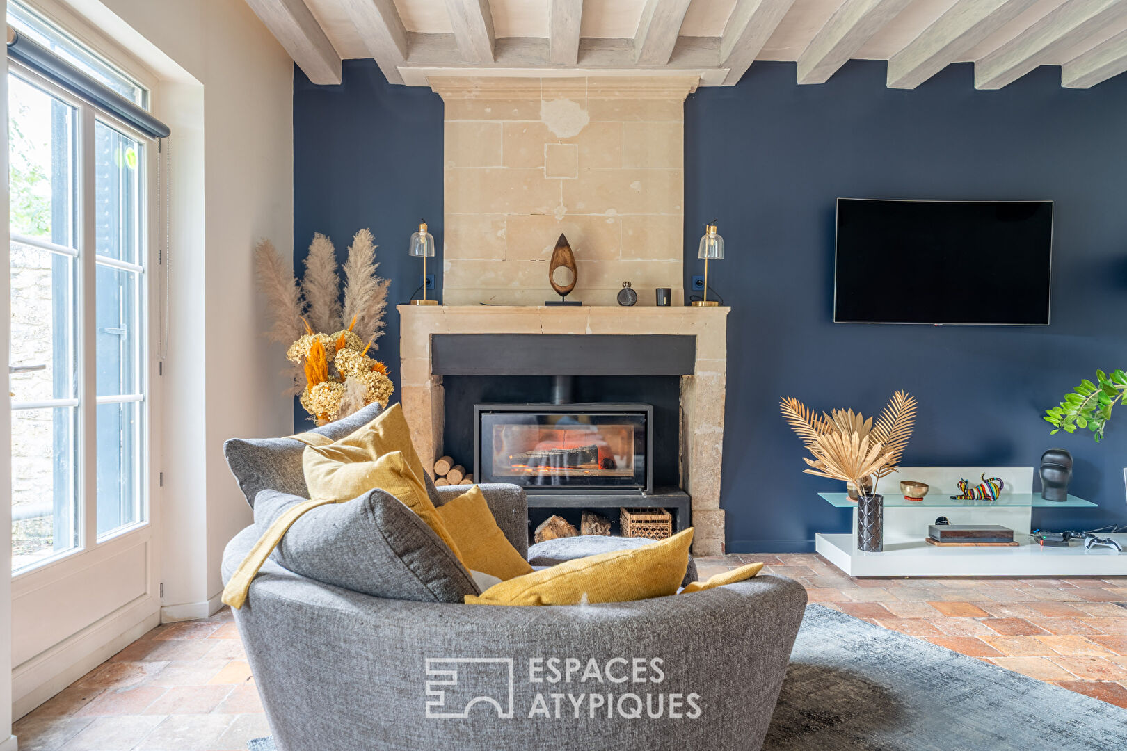 Maison de caractère en pierre de tuffeau