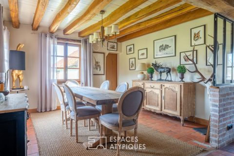 Maison solognote de plain-pied en coeur de forêt, proche Chambord