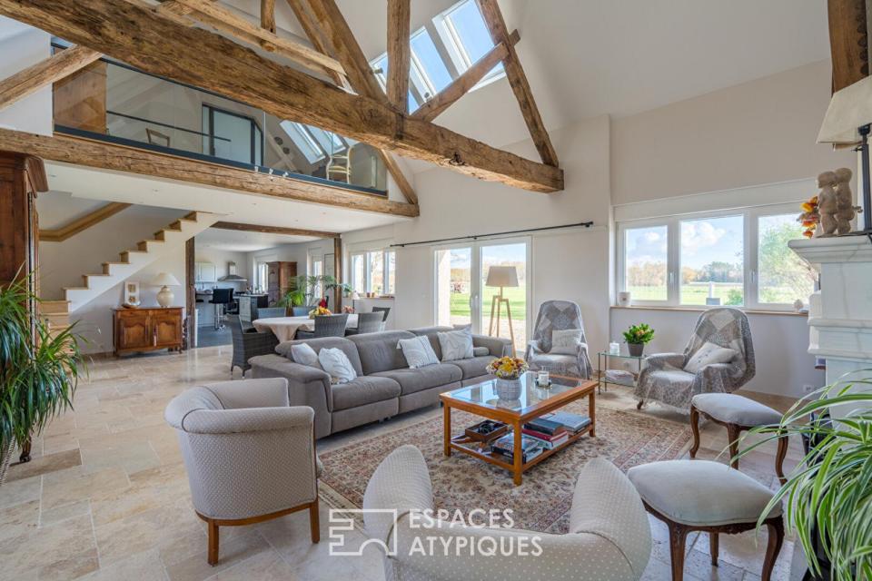 Maison vigneronne rénovée en coeur de campagne