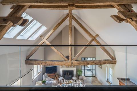 Maison vigneronne rénovée en coeur de campagne