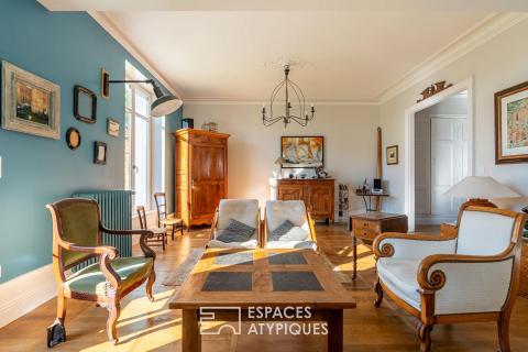 Demeure de  caractère, un balcon sur la Loire