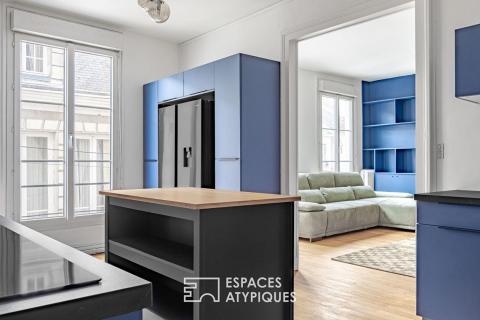 Appartement de caractère rénové avec parking en coeur de ville