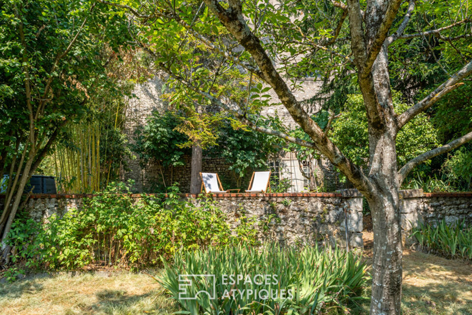 Maison fin XIXe avec jardin arboré proche des bords de Loire