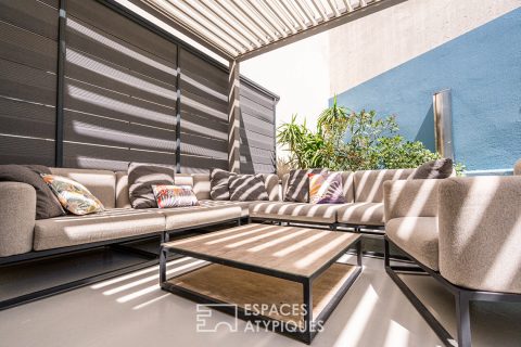 Maison de ville Canétoise proche de la plage, avec terrasse et ascenseur