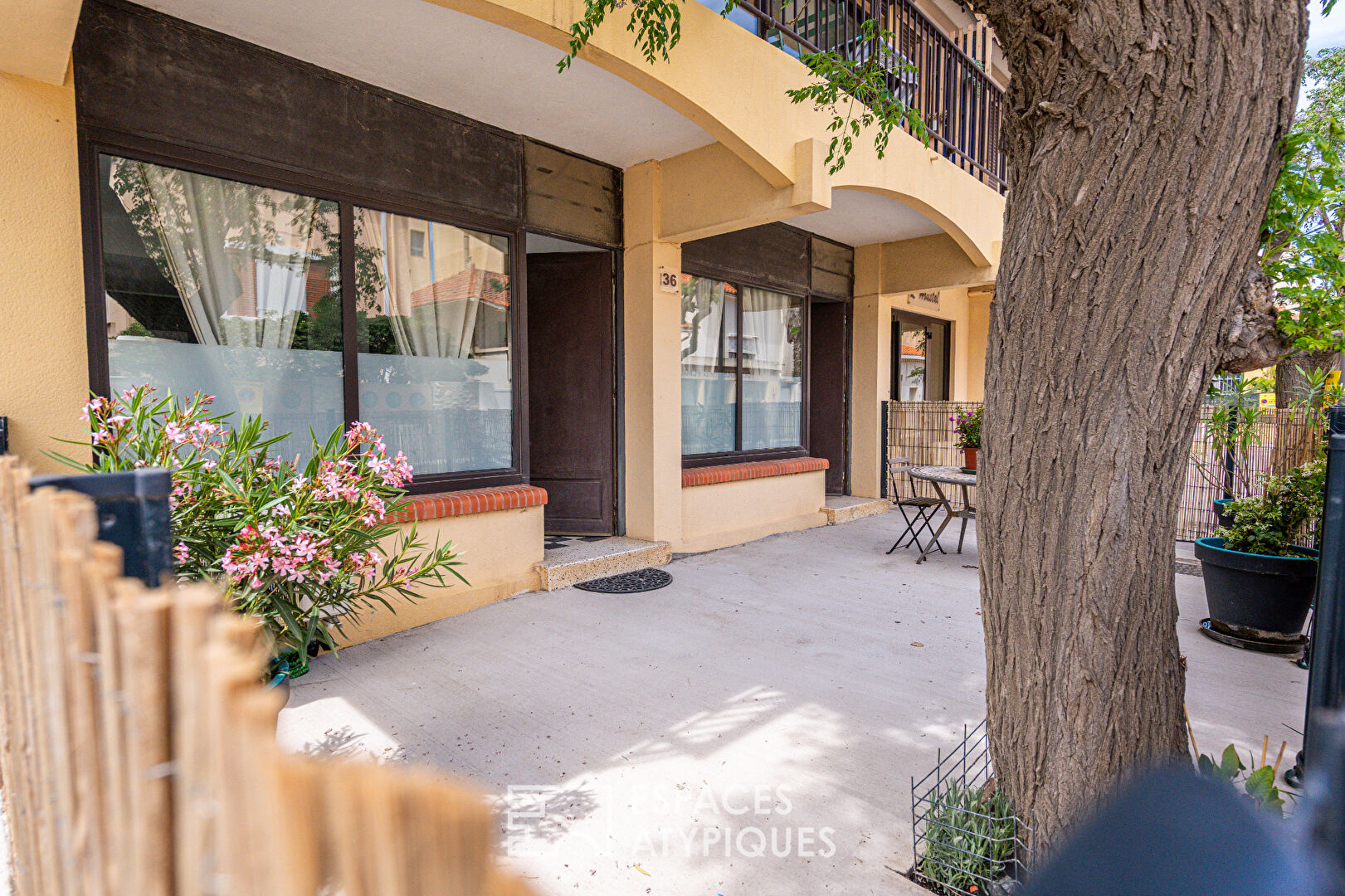 Ancienne boutique réhabilitée en appartement de charme