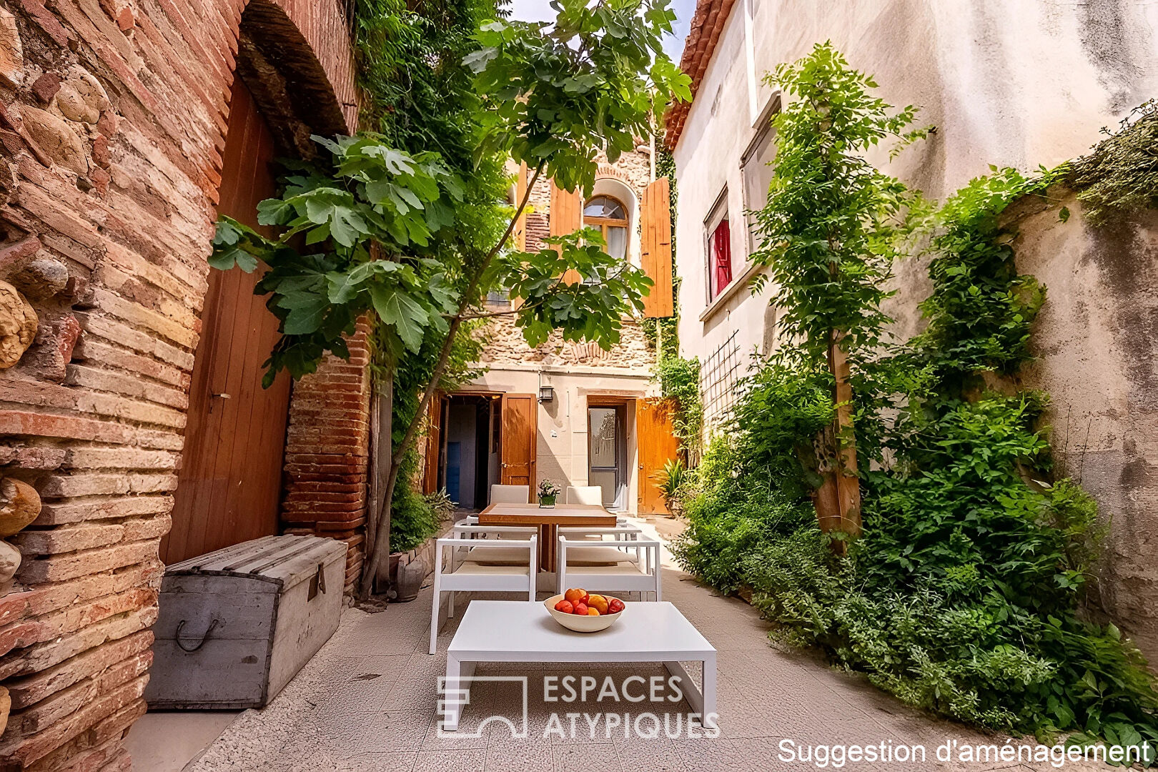 Charmante maison au centre du village avec espace extérieur