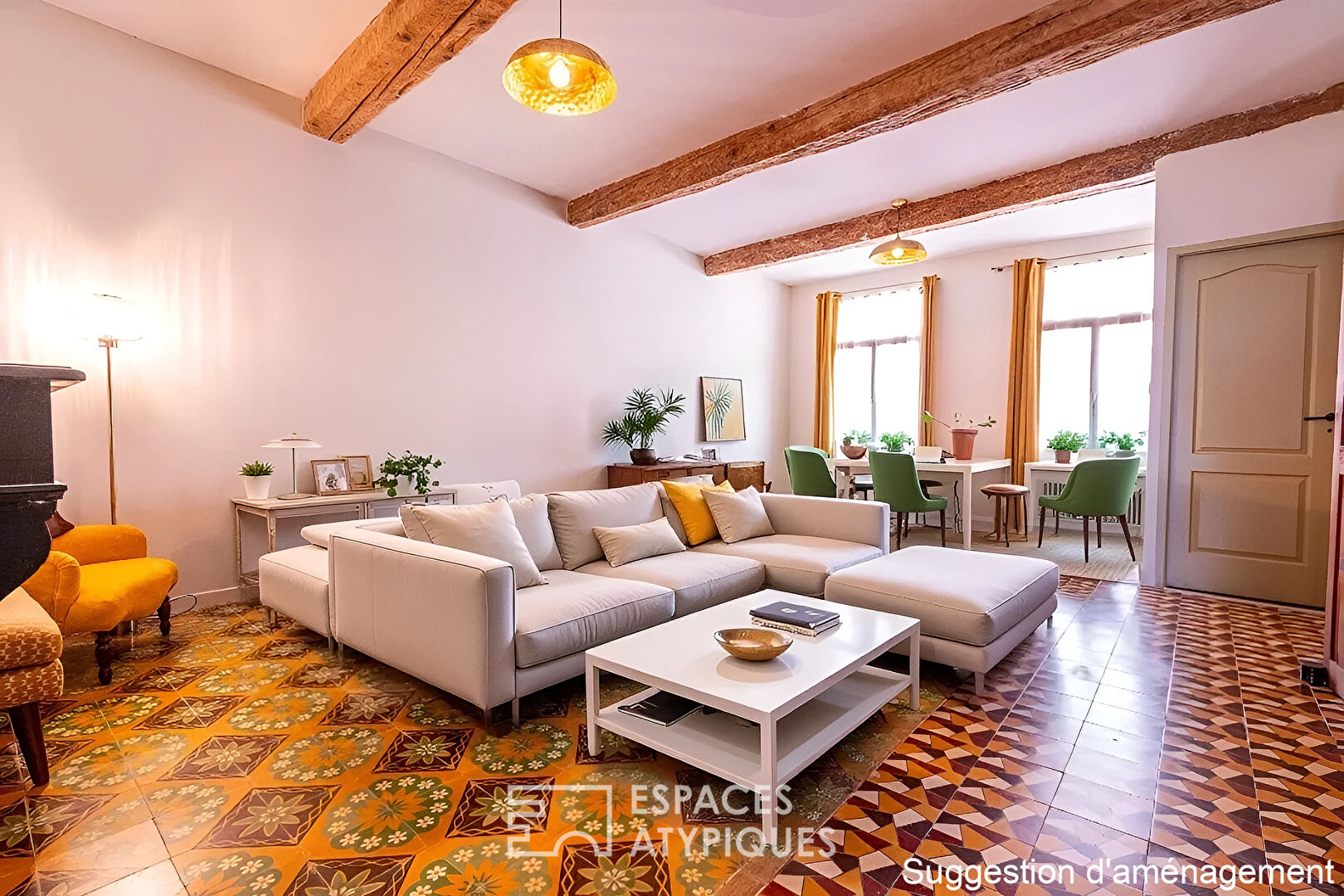 Charmante maison au centre du village avec espace extérieur