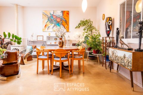 Maison de caractère avec toit-terrasse paysagé