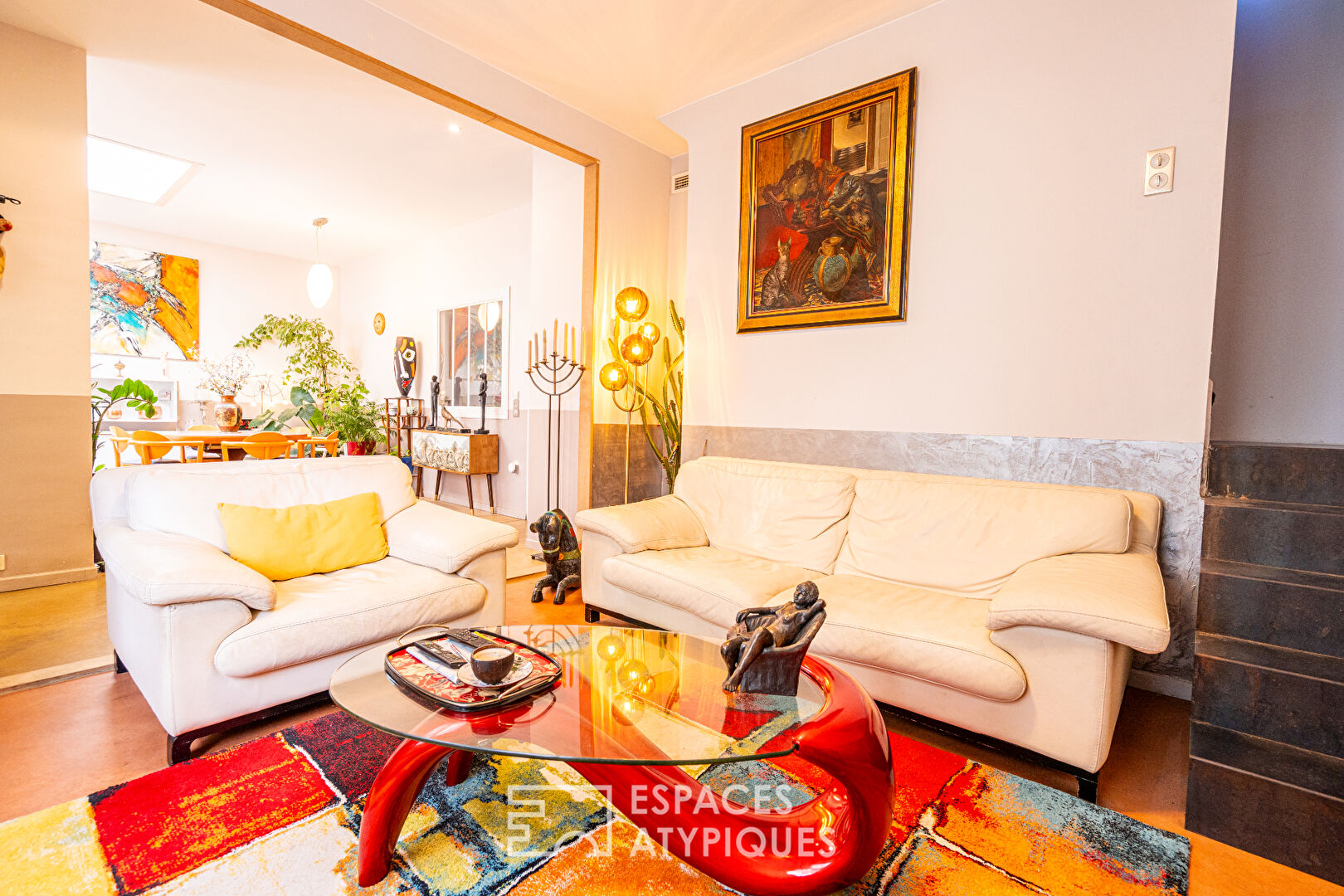 Maison de caractère avec toit-terrasse paysagé