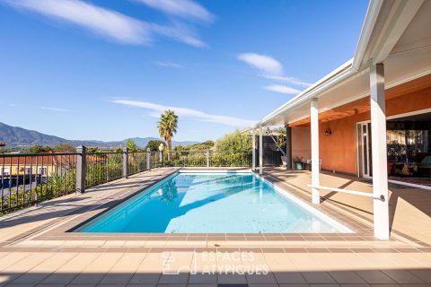Maison d’architecte avec piscine et terrasse panoramique
