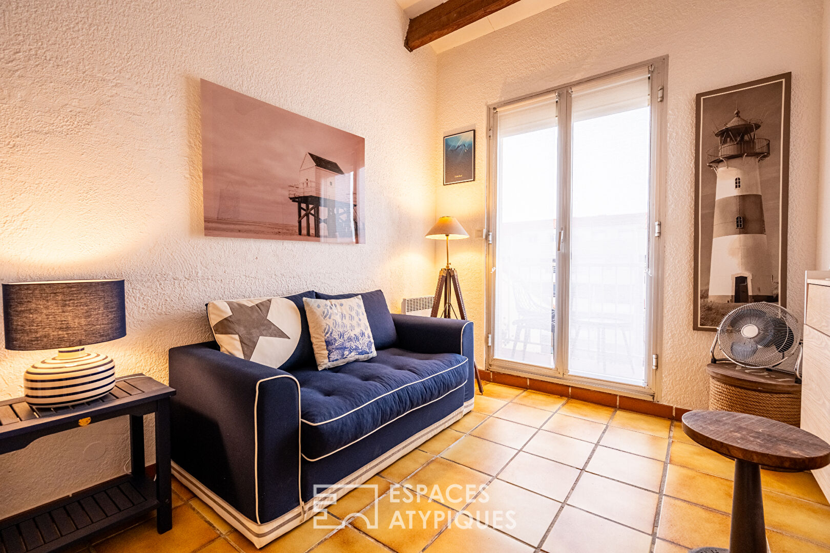 Appartement en dernier étage avec vue sur la Marina à Canet-Plage