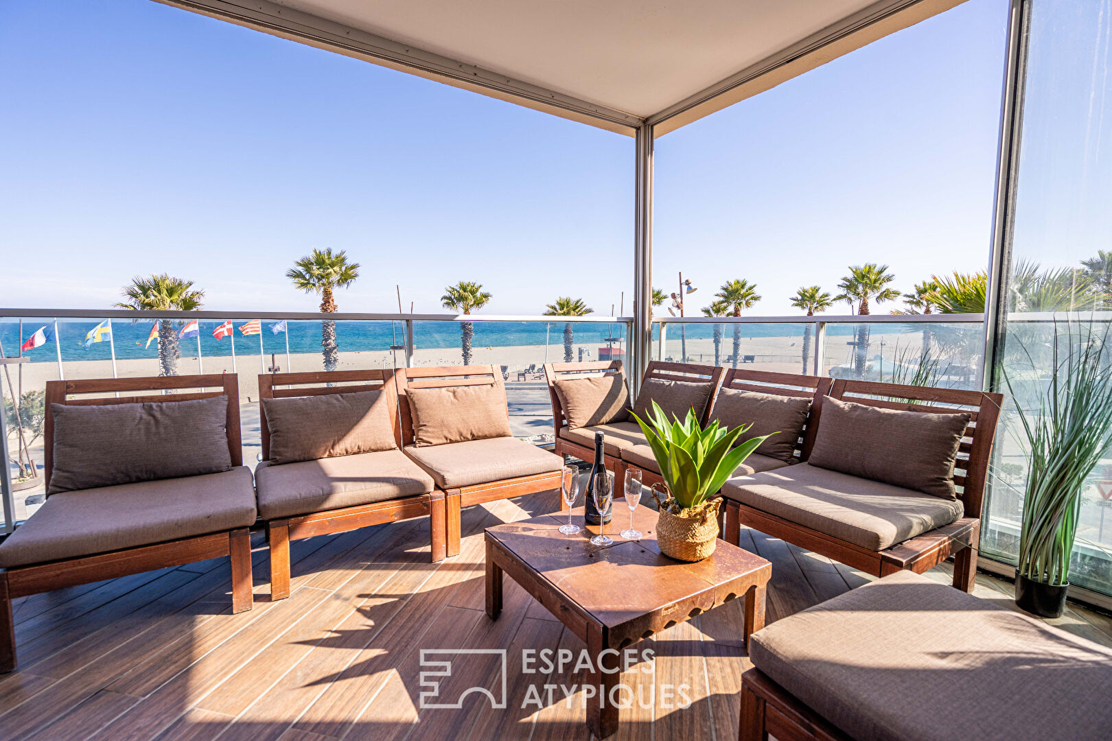 Appartement d’exception face à la mer à Canet Plage