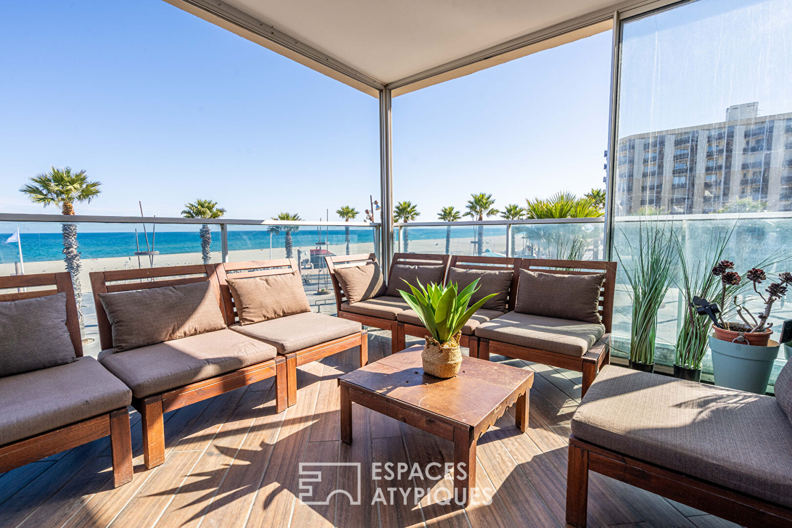 Appartement d’exception face à la mer à Canet Plage