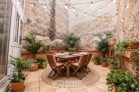 Loft duplex de caractère avec patio et terrasse au coeur de Bompas