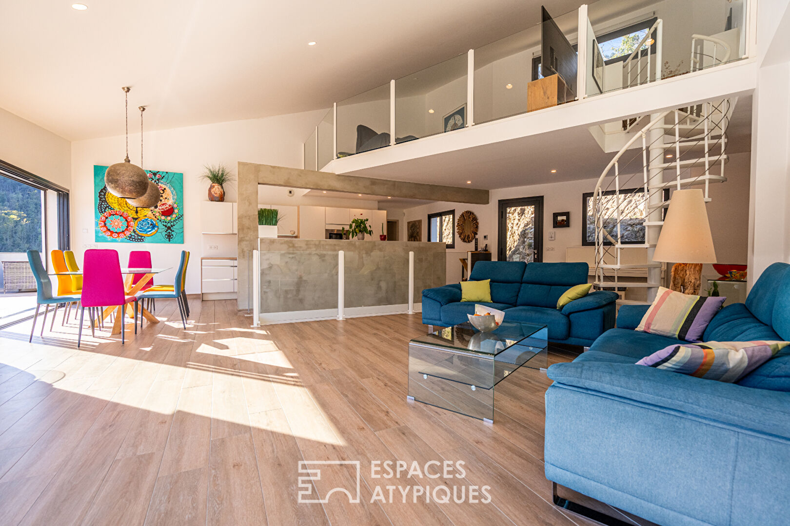 Villa contemporaine au coeur des Albères avec vue panoramique