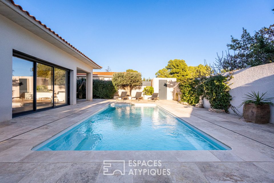 Élégante villa avec piscine à Cabestany