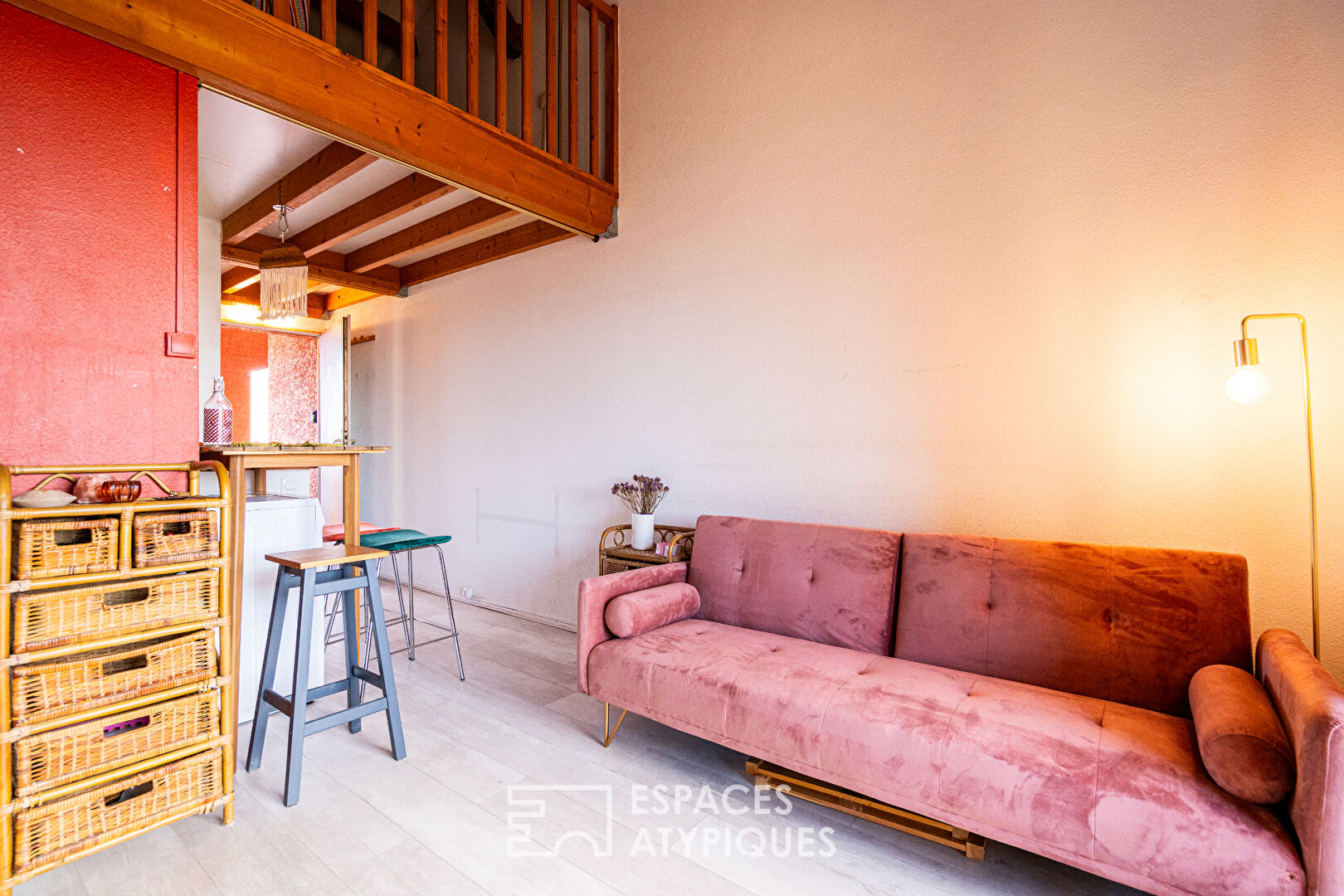 Appartement T2 avec mezzanine et terrasse au Barcarès