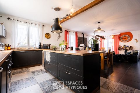 Maison familiale avec jardin et piscine