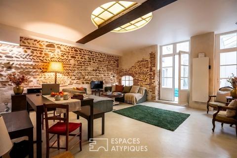Appartement de charme articulé autour d&rsquo;un patio au coeur de Perpignan