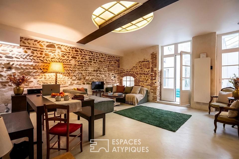 Appartement de charme articulé autour d'un patio au coeur de Perpignan