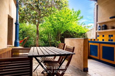 Maison de village modulable avec jardin dans les Corbières