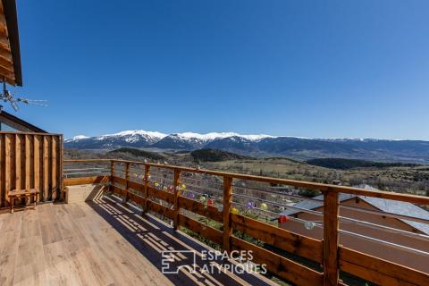 Maison à la montagne avec vue panoramique