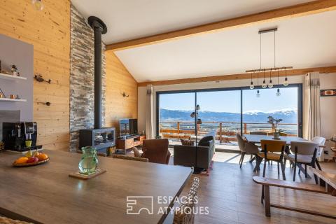 Maison à la montagne avec vue panoramique