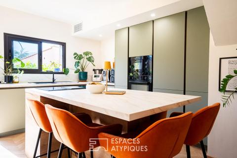 Maison rénovée avec extérieur et ambiance chaleureuse