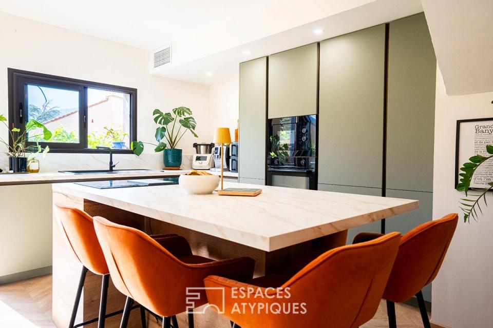 Maison rénovée avec extérieur et ambiance chaleureuse