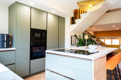 Maison rénovée avec extérieur et ambiance chaleureuse