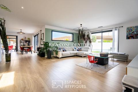Maison contemporaine secteur Mas Vermeil / Cabestany en autoconsommation électrique
